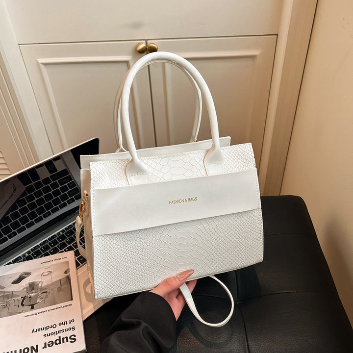 Damen elegante Handtasche im stilvollen Krokodil-Design Nord Taschen