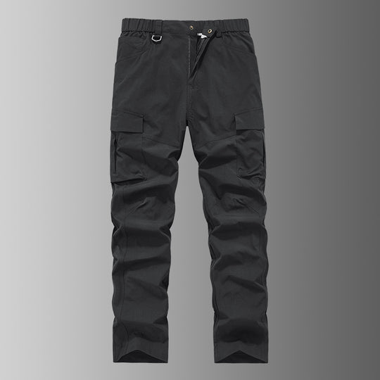 Herren Outdoor-Cargohose mit elastischem Bund, vorgeformten Knien und Multifunktions-Taschen Nord Taschen