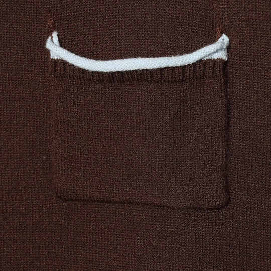 Damen Cardigan mit kontrastfarbener Knopfleiste und zweifarbigen Ärmeln Nord Taschen