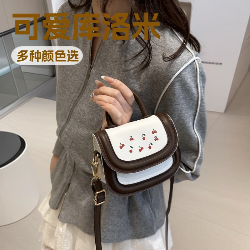 Damen stilvolle Mini-Handtasche mit fruchtigem Kirschmotiv Nord Taschen