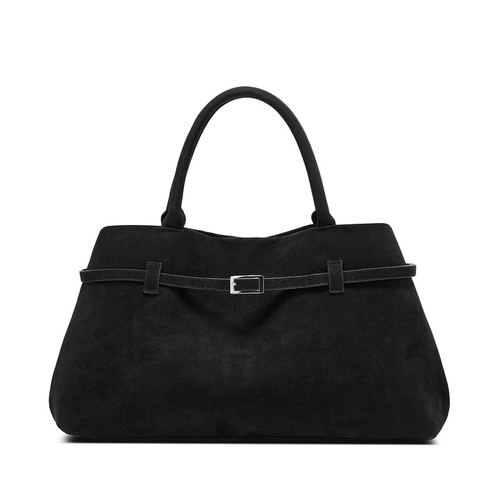 Damen Hobo-Tasche mit luxuriösem Wildleder-Finish und stilvollem Gurtakzent Nord Taschen