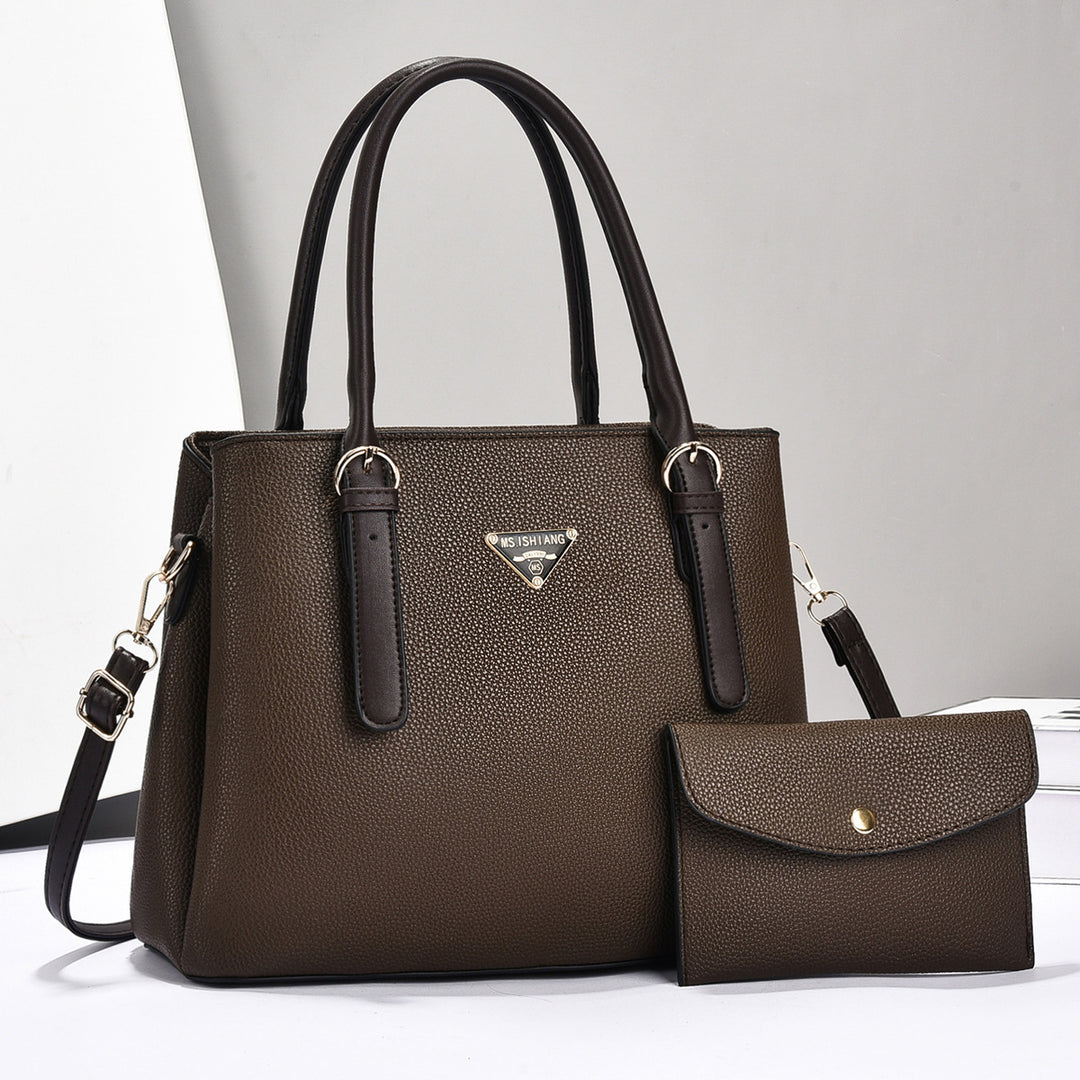 Damen klassische Handtasche mit abnehmbarer Clutch Nord Taschen