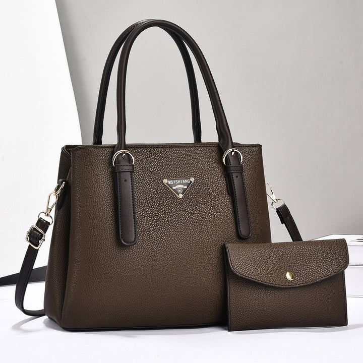 Damen klassische Handtasche mit abnehmbarer Clutch Nord Taschen