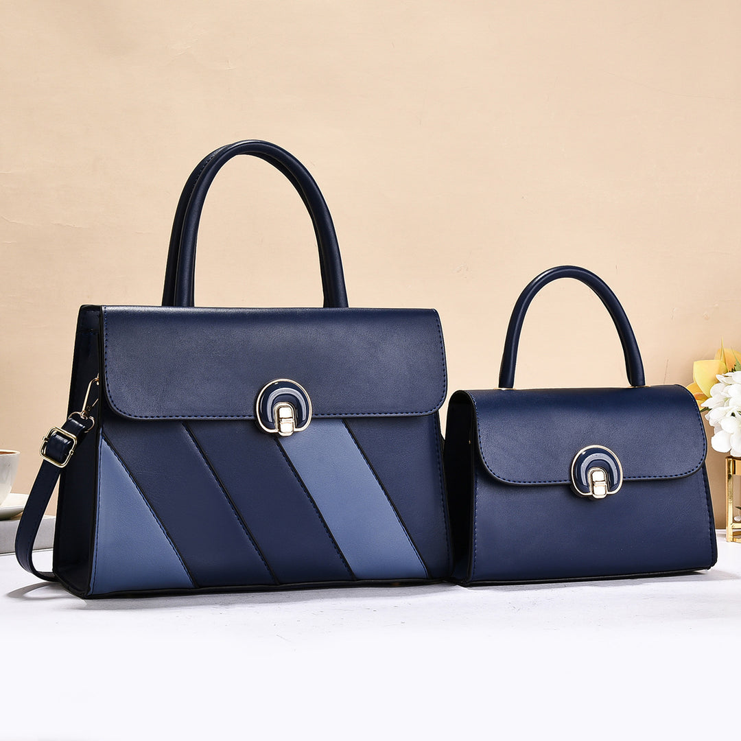 Damen modische Handtasche im eleganten Set mit praktischer Mini-Clutch Nord Taschen