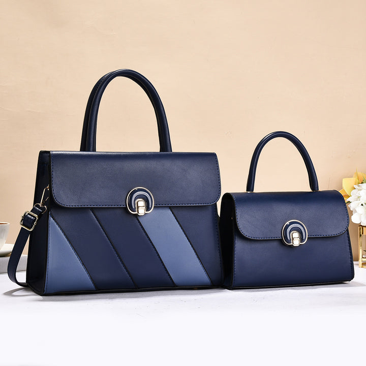 Damen modische Handtasche im eleganten Set mit praktischer Mini-Clutch Nord Taschen