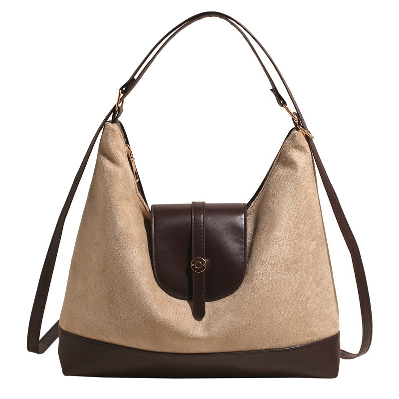 Damen Umhängetasche mit eleganter Lederverarbeitung und praktischem Magnetverschluss Nord Taschen