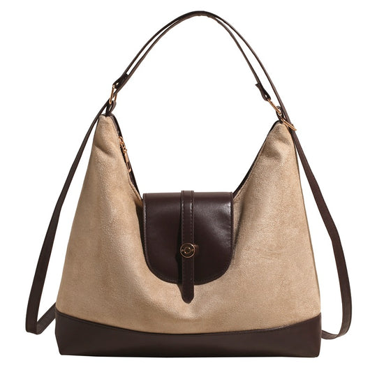 Damen Umhängetasche mit eleganter Lederverarbeitung und praktischem Magnetverschluss Nord Taschen