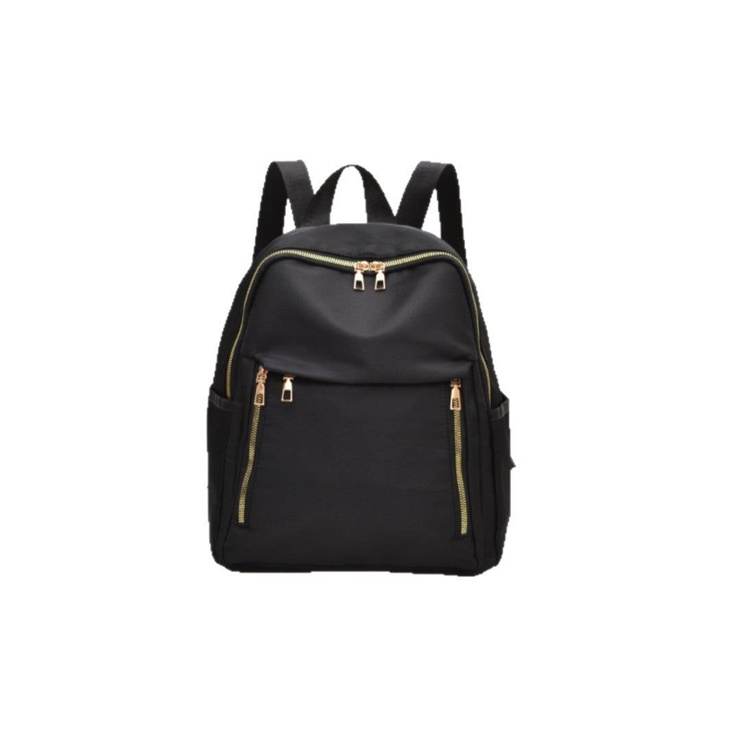 Damen eleganter City-Rucksack mit doppeltem Reißverschluss und praktischen Seitentaschen Nord Taschen