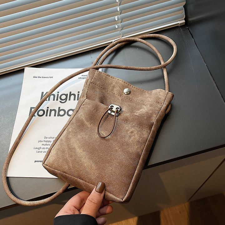 Damen Umhängetasche aus weichem Stoff mit praktischen Fächern Nord Taschen