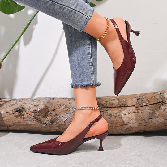Damen Slingback Pumps mit elegantem spitzen Design und bequemer Fußbettgestaltung Nord Taschen