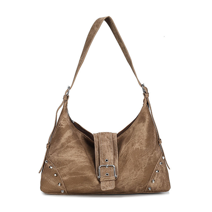 Damen modische Hobo-Tasche mit dekorativen Schnallen und hochwertigen Details Nord Taschen