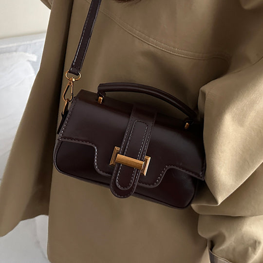 Damen elegante Mini-Handtasche mit praktischem Tragegriff und abnehmbarem Schulterriemen Nord Taschen