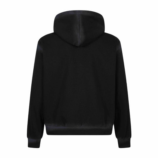 Unisex Kapuzenjacke mit durchgehendem Reißverschluss, großem Typo‑Print und Kängurutasche Nord Taschen