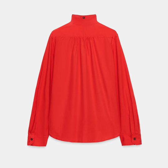 Damen Overshirt mit Stehkragen und aufgesetzten Brusttaschen Nord Taschen