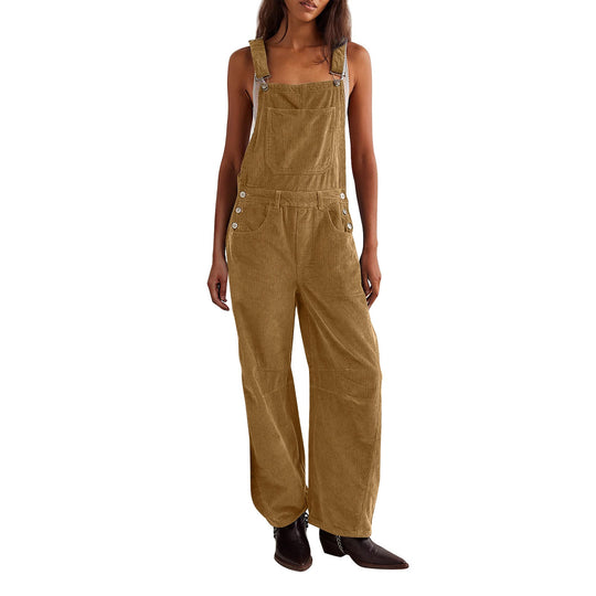 Damen Latzhose Cord weit geschnitten - Vittorelli