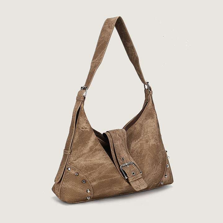 Damen modische Hobo-Tasche mit dekorativen Schnallen und hochwertigen Details Nord Taschen