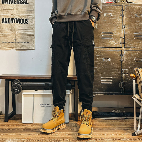 Herren Cargohose im urbanen Utility‑Stil mit elastischem Bund und Bündchen Nord Taschen