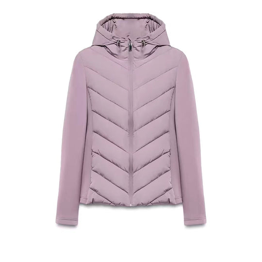 Damen Hybrid-Steppjacke mit Wattierung, Kapuze und elastischen Ärmel-Einsätzen Nord Taschen
