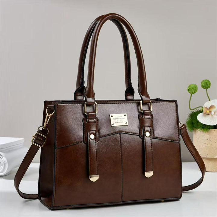 Damen Designer-Handtasche mit eleganter Struktur und abnehmbarem Schultergurt Nord Taschen
