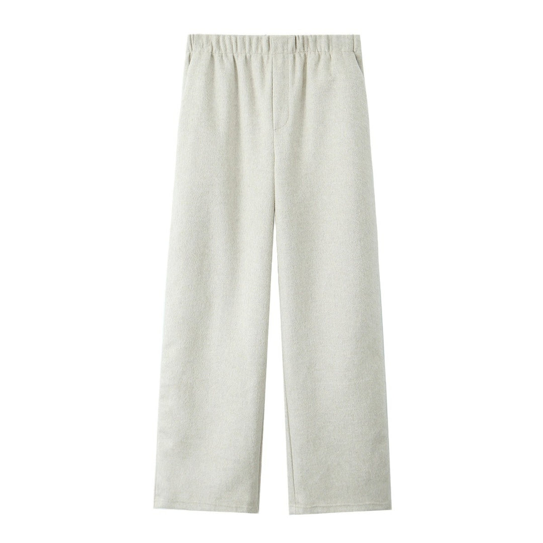 Damen Weite Jersey-Hose mit hohem Bund und elastischem Gummizug Nord Taschen