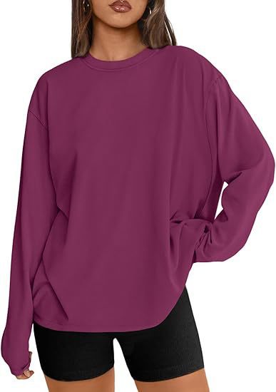 Damen Lässiger Oversized Pullover Nord Taschen