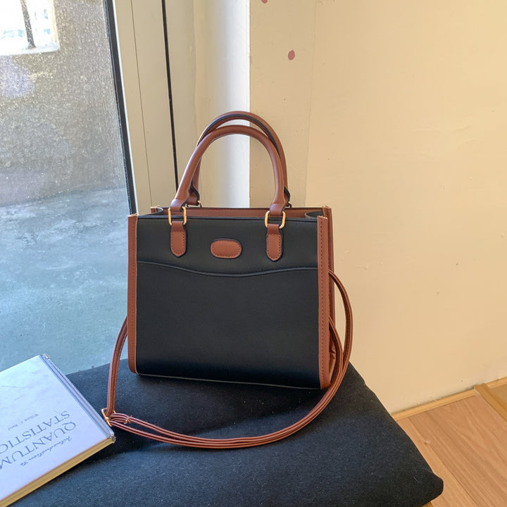 Damen elegante Ledertasche mit abnehmbarem Schulterriemen Nord Taschen
