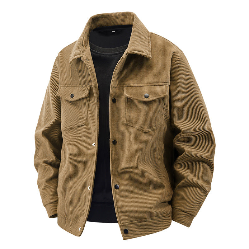 Herren Cordjacke mit zwei großen Brusttaschen Nord Taschen