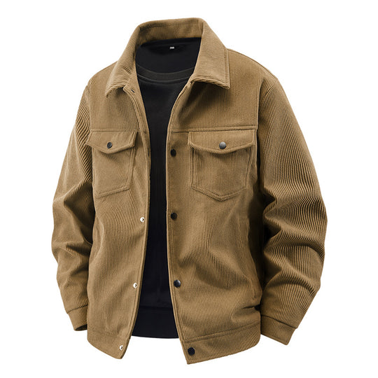 Herren Cordjacke mit zwei großen Brusttaschen Nord Taschen