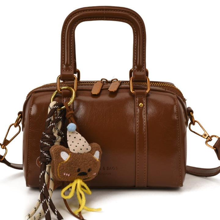 Damen modische Handtasche mit niedlichem Anhänger Nord Taschen