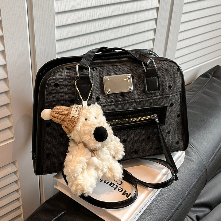 Damen modische Handtasche mit verspieltem Punktedesign Nord Taschen