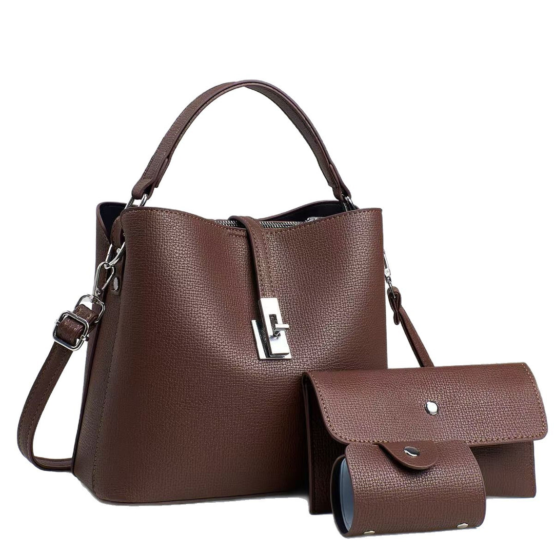 Damen Luxus Handtasche mit abnehmbarer Mini-Clutch Nord Taschen