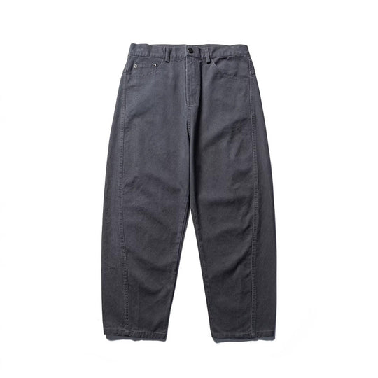 Herren Konisch geschnittene Twill-Hose mit hoher Taille und fünf Taschen Nord Taschen