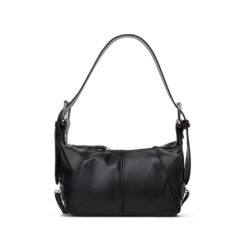 Damen Schultertasche mit geschmeidiger Oberflächenstruktur und flexiblem Tragegriff Nord Taschen