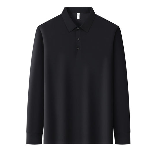 Herren Poloshirt mit langen Ärmeln Nord Taschen