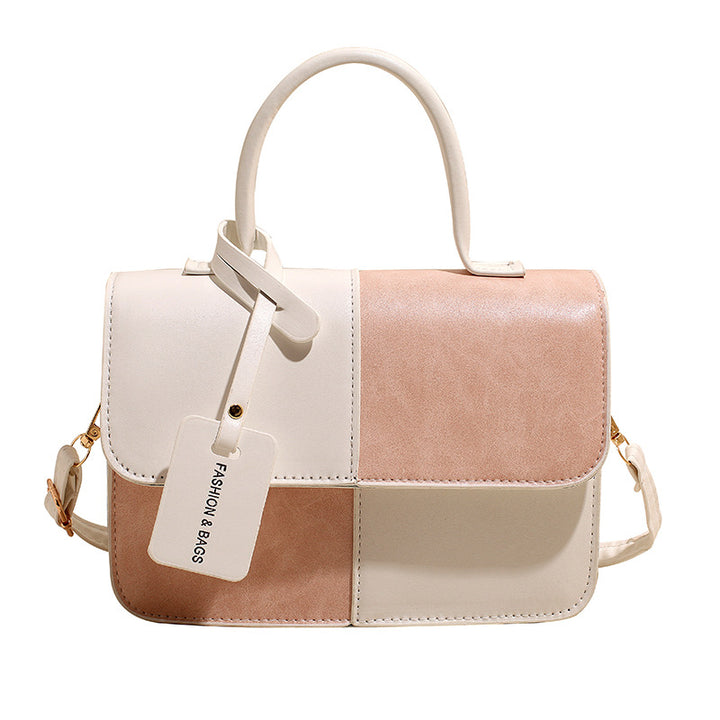 Damen Handtasche mit modernem Blockdesign und elegantem Verschluss Nord Taschen