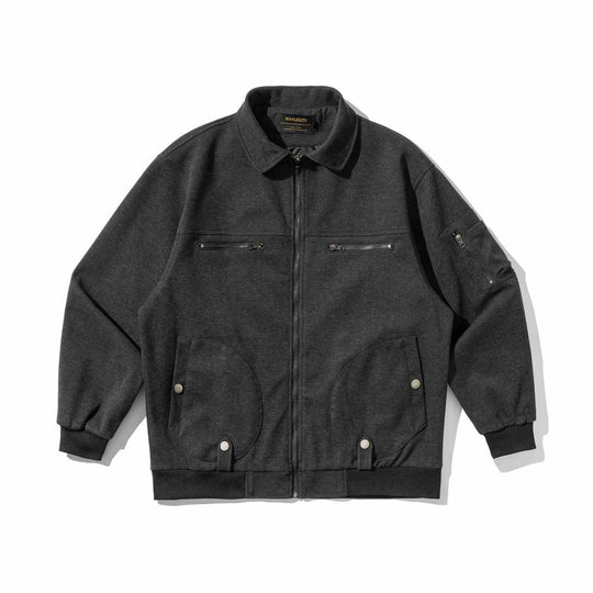 Herren Kurzblouson im Utility‑Style mit gesteppter Front, Zip‑Brusttaschen und Rippbündchen Nord Taschen