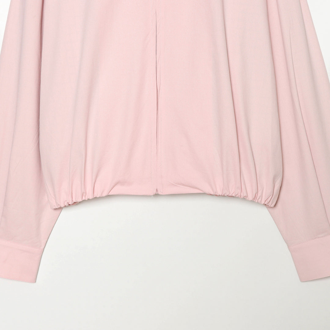 Damen Cropped Bomberjacke mit Hemdkragen, elastischem Saum und kariertem Futter Nord Taschen