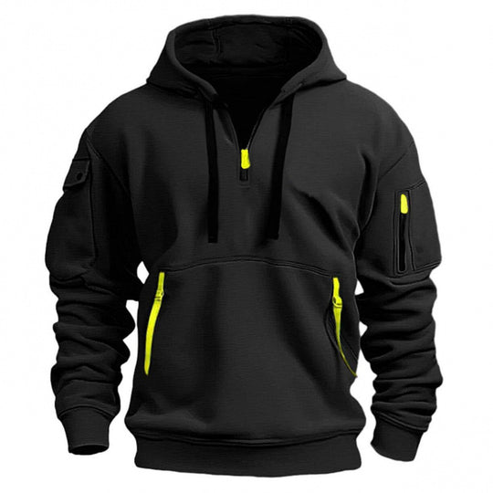 Herren Freizeit Kapuzenpullover mit praktischen Taschen Nord Taschen