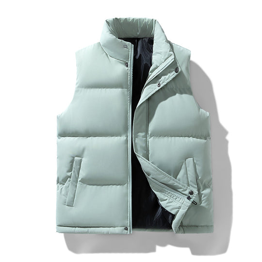 Herren Isolierende Outdoor-Steppweste mit hohem Kragen, 2‑Wege‑Reißverschluss & verdeckten Eingrifftaschen Nord Taschen