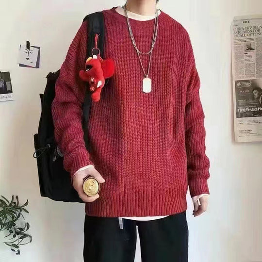Damen Modischer Grobstrickpullover mit lässiger Passform Nord Taschen