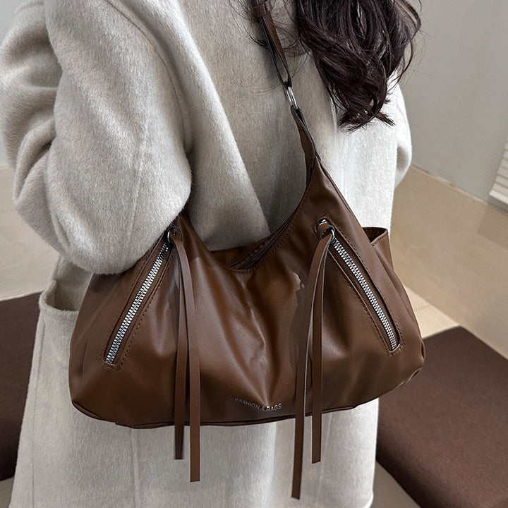 Damen Hobo-Tasche mit modischem Design und praktischen Reißverschlusstaschen Nord Taschen