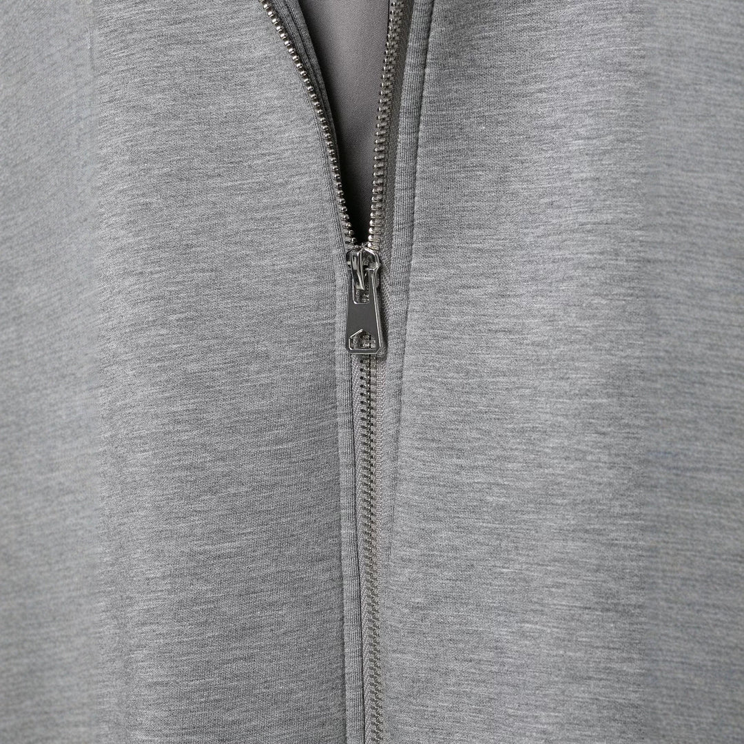 Damen Cropped Kapuzenjacke mit Reißverschluss, Ballonärmeln und elastischem Saum Nord Taschen