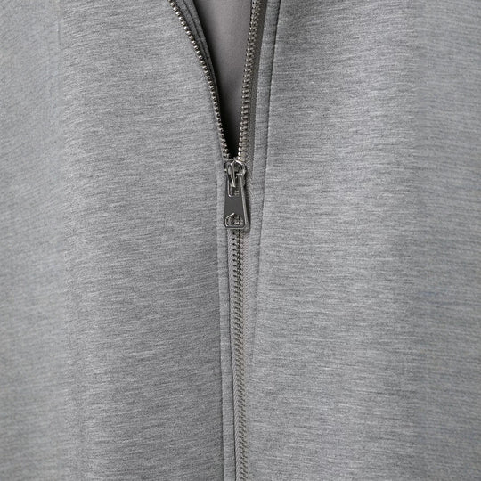 Damen Cropped Kapuzenjacke mit Reißverschluss, Ballonärmeln und elastischem Saum Nord Taschen