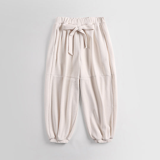 Damen Ripp-Joggerhose mit Tunnelzug hohem Bund und elastischen Bündchen Nord Taschen