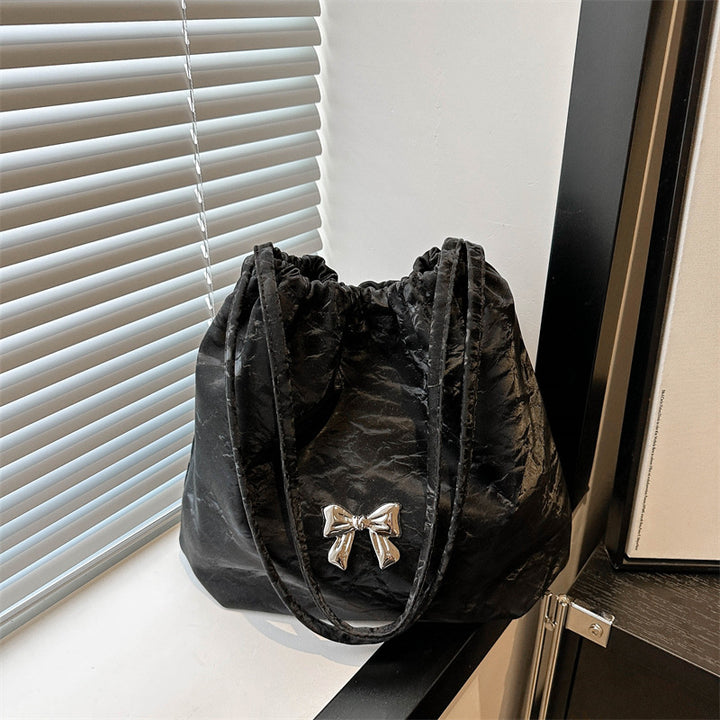Damen praktische Tragetasche mit elegantem Schleifenakzent Nord Taschen