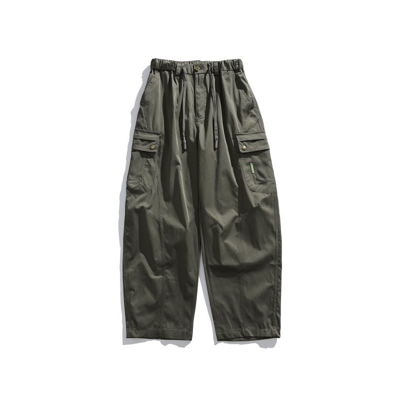 Herren Cargo-Hose mit elastischem Bund, Tunnelzug und multiplen Utility-Taschen Nord Taschen
