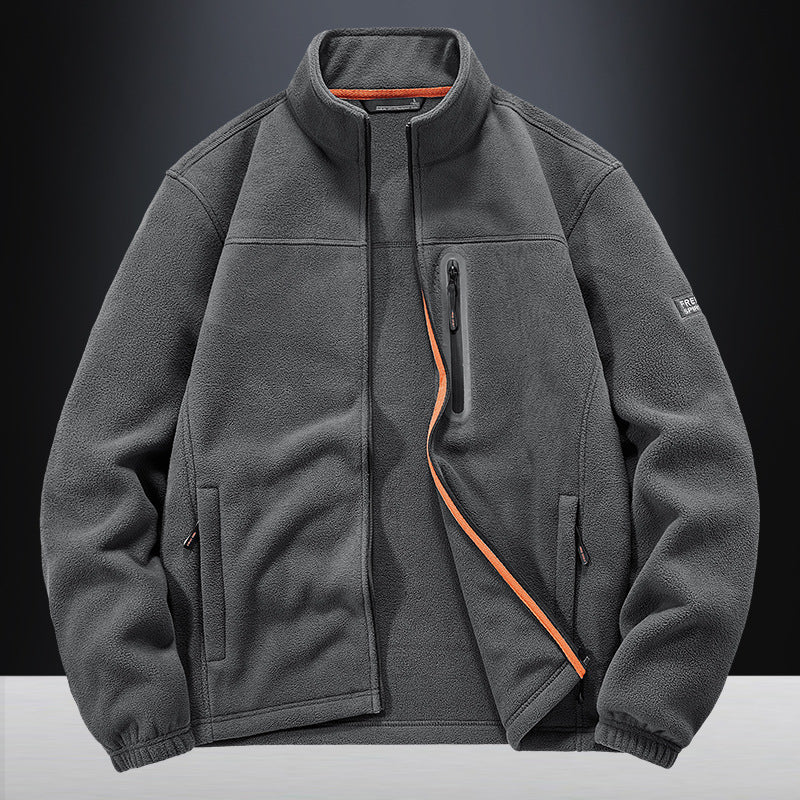 Herren technische Fleecejacke mit Polarstruktur, wasserabweisender Brusttasche und elastischen Bündchen Nord Taschen