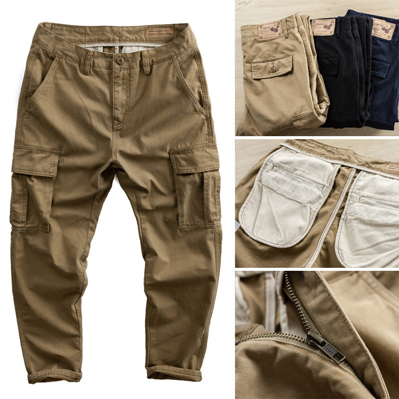 Herren Cargo-Hose mit taperter Passform, Utility-Taschen und verstärkten Nähten Nord Taschen