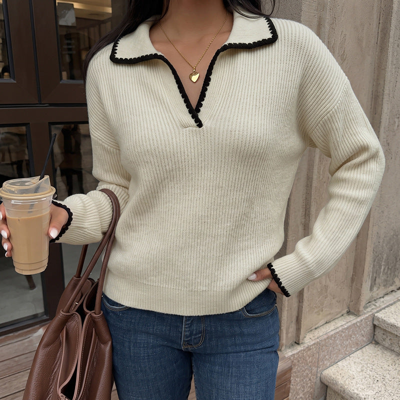Damen Eleganter Pullover Nord Taschen