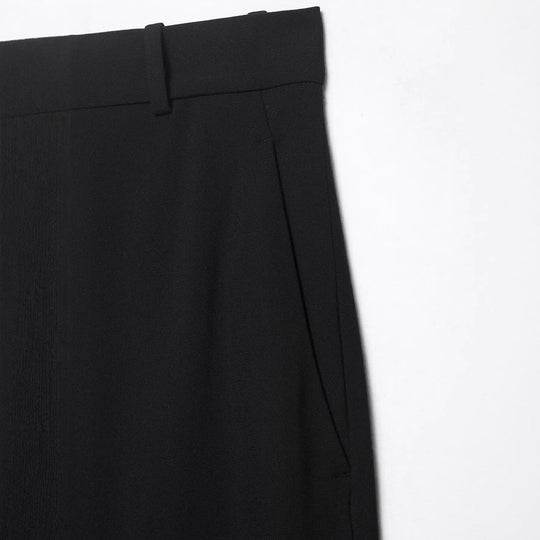 Damen Elegante weite Bundfaltenhose mit hoher Taille und weitem Bein Nord Taschen